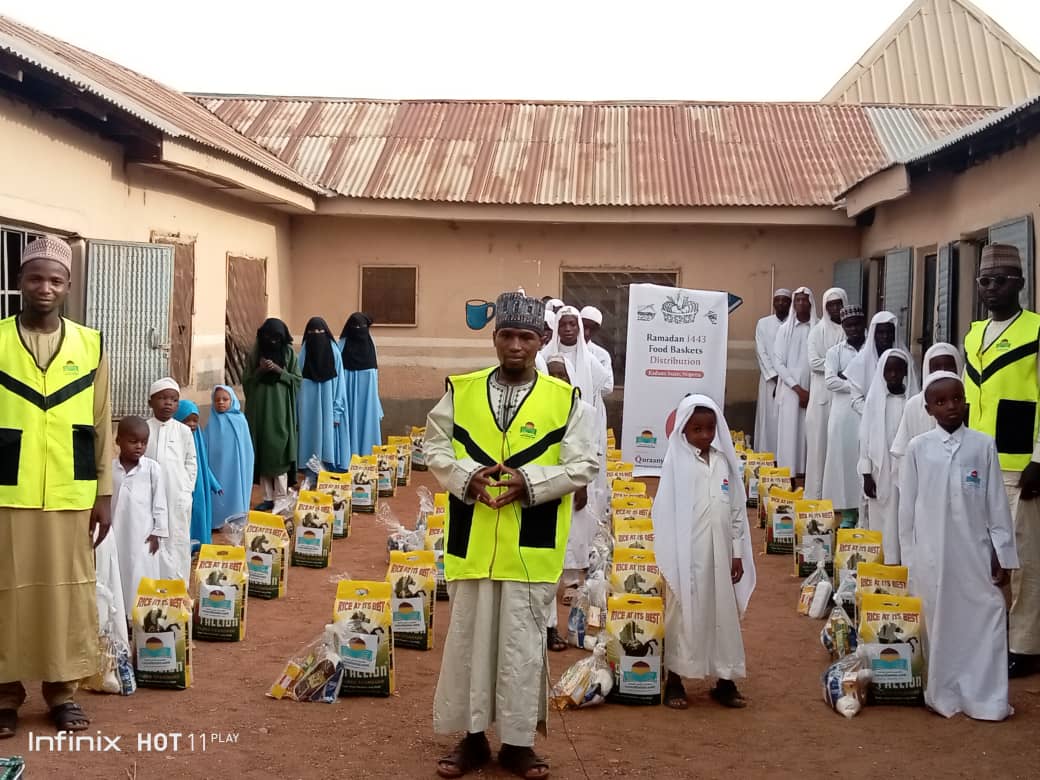 40 Ramadan Food Baskets donated Students in Kaduna State, Nigeria received
